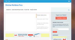 Desktop Screenshot of christianworldviewpress.com