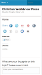 Mobile Screenshot of christianworldviewpress.com